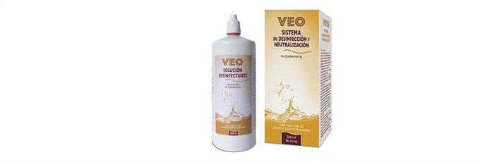 La AEMPS retira dos lotes de desinfectantes para lentillas de la marca Veo.