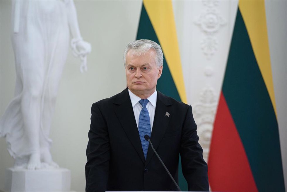 Archivo - Gitanas Nauseda, presidente de Lituania.