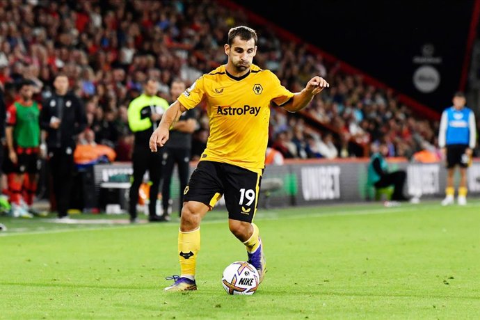 Archivo - Jonny Otto (19) of Wolverhampton during the English championship Premier League football match between Bournemouth and Wolverhampton Wanderers on August 31, 2022 at the Vitality Stadium in Bournemouth, England - Photo Graham Hunt / ProSportsImag