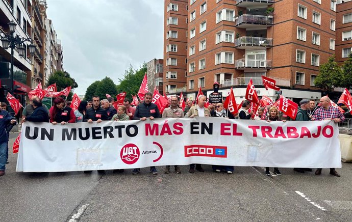 Concentración contra la siniestralidad laboral.