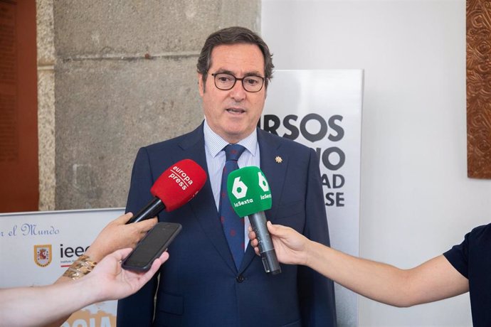 El presidente de la CEOE, Antonio Garamendi.