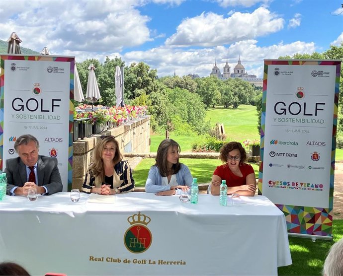 Archivo - El Real Club de Golf La Herrería presenta junto a la UCM la primera ediciójn del curso de verano 'Golf y sostenibilidad'