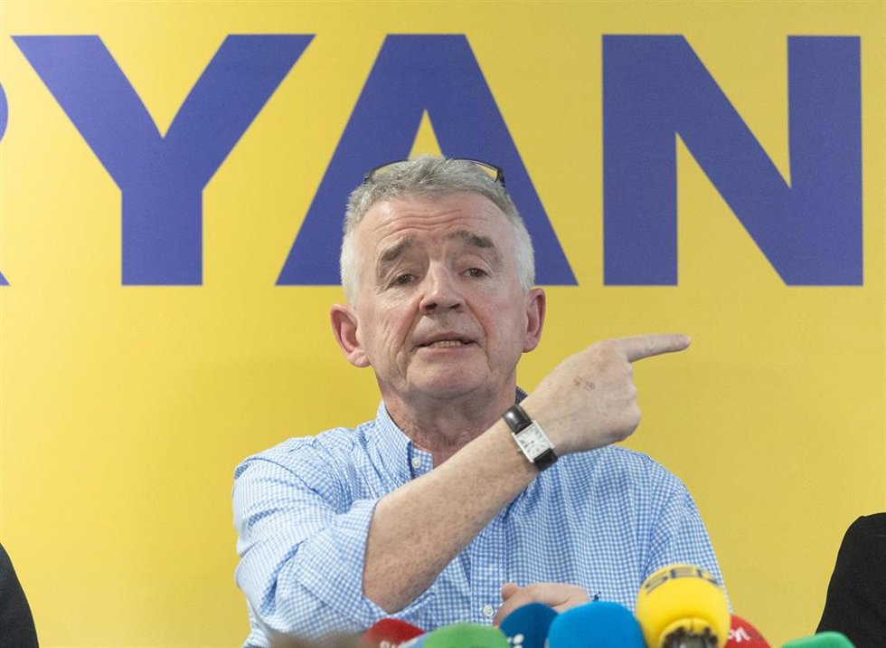 Archivo - El consejero delegado de Ryanair, Michael O'Leary