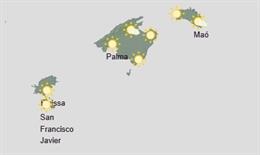 El tiempo hoy, jueves 3 de julio, en Baleares.