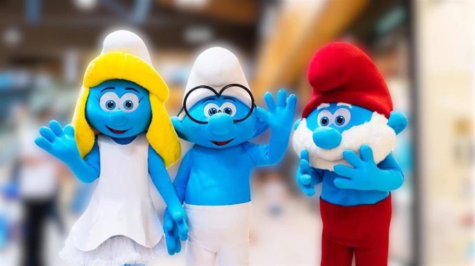 Los Pitufos llegan a Puerto Venecia con un circuito de actividades para toda la familia