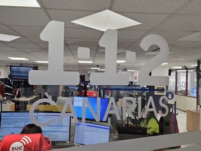 Sala operativa del 112 Canarias