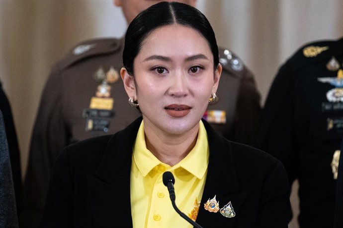 June 19, 2025, Bangkok, Thailand: Thailand's Prime Minister Paetongtarn Shinawatra speaks to the media during a press conference at the government house. Thailand's Prime Minister Paetongtarn Shinawatra held a press conference at Government House in Bangk
