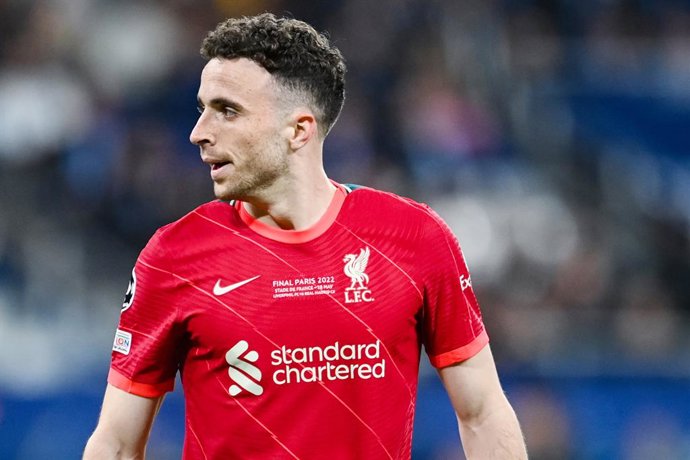 Archivo - Liverpool's forward Diogo Jota during the UEFA Champions League, Final football match between Liverpool FC and Real Madrid CF on May 28, 2022 at Stade de France in Saint-Denis near Paris, France - Photo Ashley Crowden / Colorsport / DPPI