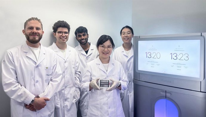 Novogene Europe Team with NovaSeq X Plus