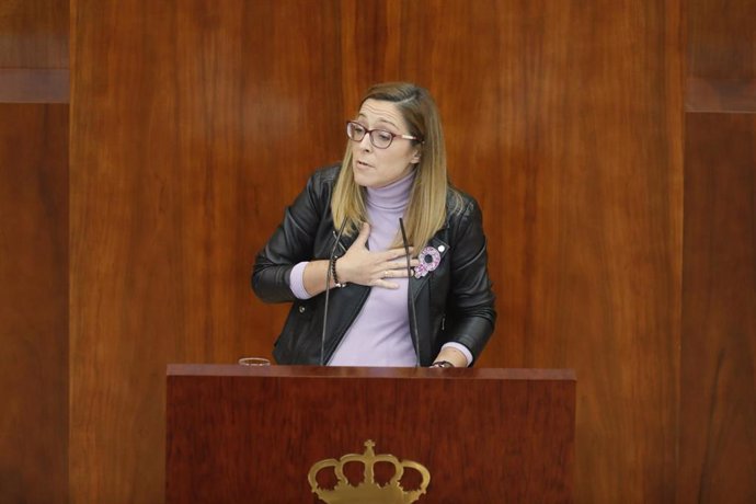 Archivo - La diputada del PSOE Lorena Morales Porro.