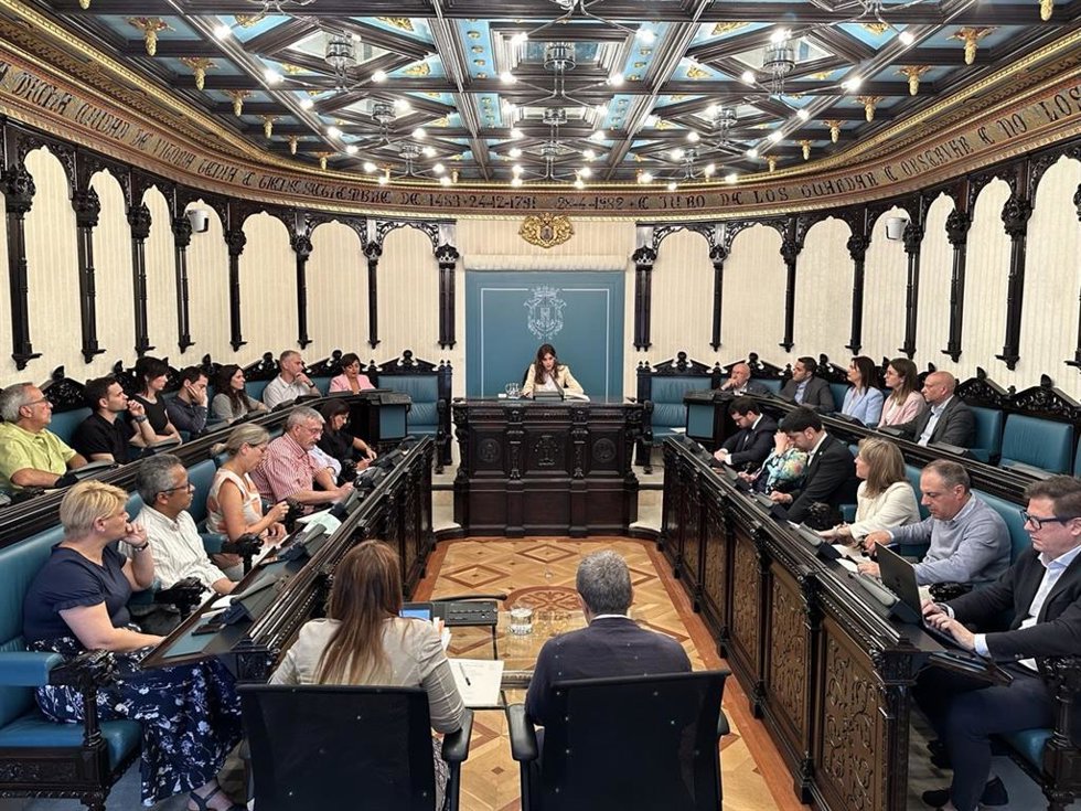 Etxebarria interviene durante el Debate General de Política Municipal