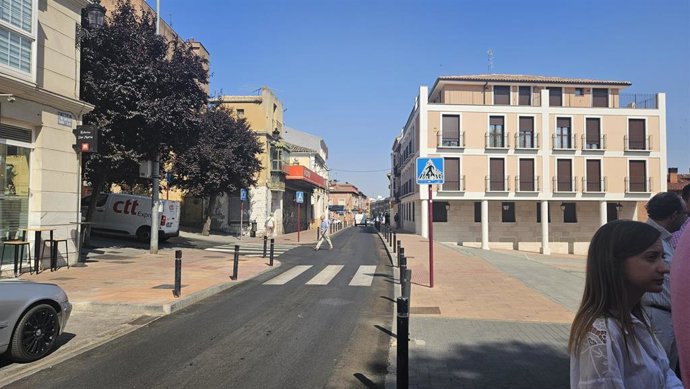 Obras del Plan de Asfaltado de Guadalajara.