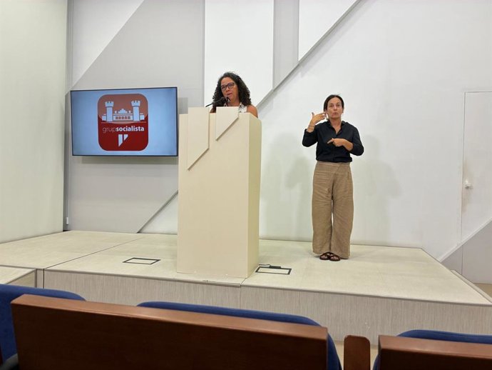 La portavoz del Grupo Socialista en el Consell de Mallorca, Catalina Cladera