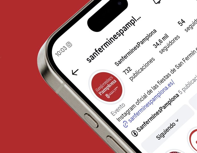 Los perfiles de @SanferminesPamplona compartirán cada día en redes más de una decena de vídeos cortos de las fiestas