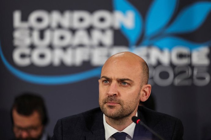 Archivo - 15 April 2025, United Kingdom, London: French Minister for Europe and Foreign Affairs, Jean-Noel Barrot, at the London Sudan Conference at Lancaster House. Photo: Isabel Infantes/PA Wire/dpa