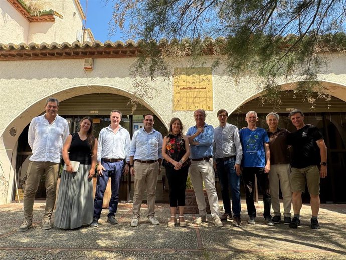 Imagen de este jueves de la constitución de comisión de seguimiento entre la Junta de Andalucía y la Generalitat de Cataluña sobre el ibis eremita.