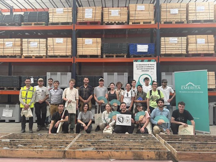 Visita de escolares a las instalaciones de Emerita Resources.