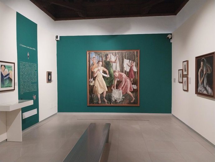 Muestra 'Rosario de Velasco. Entre papeles y lienzos' en el Museo del Realismo Español Contemporáneo (Murec) de Almería.