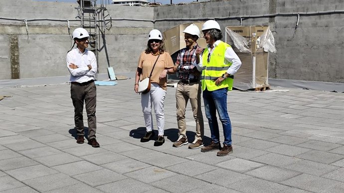 Visita a las obras de la futura sede de Scayle.