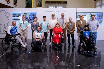 Presentación del Campeonato de España CaixaBank de baloncesto sub22 en silla de ruedas.