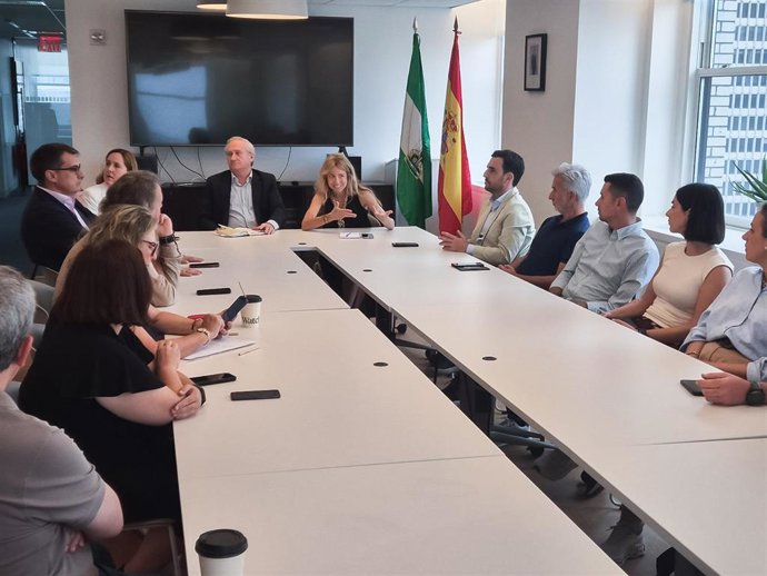 Empresas de Sabores Almería acuden a la embajada comercial y económica de España en Nueva York, en Estados Unidos.