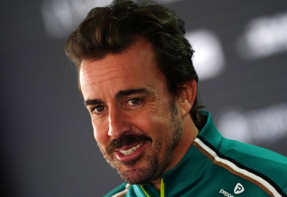 El piloto español de F1 Fernando Alonso (Aston Martin), en el GP de Gran Bretaña 2025.  