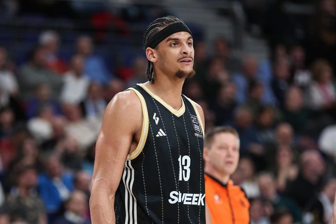 Archivo - Neal Sako durante un partido con el ASVEL Villeurbanne en el Movistar Arena en la Euroliga 24-25