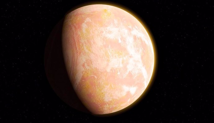 Ilustração da Terra durante o Período Arcaico