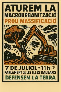 Convocan una protesta frente al Parlament contra el impacto en Palma de la ley de obtención de suelo