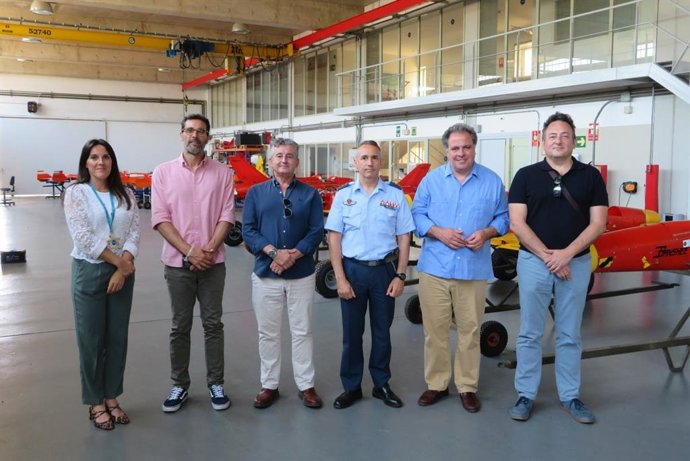 Visita al INTA de la Delegación de Empleo, Empresa y Trabajo Autónomo de la Junta de Andalucía en Huelva.