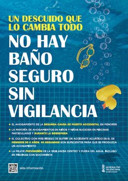 Sanitat incidix en la importància de no banyar-se en solitari i la vigilància constant als menors per a evitar ofegaments