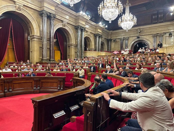 Votación en el Parlament