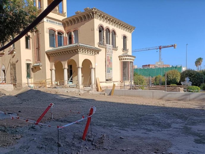 Obras en el antiguo Preventorio para su transformación en un 'ecomuseo'.