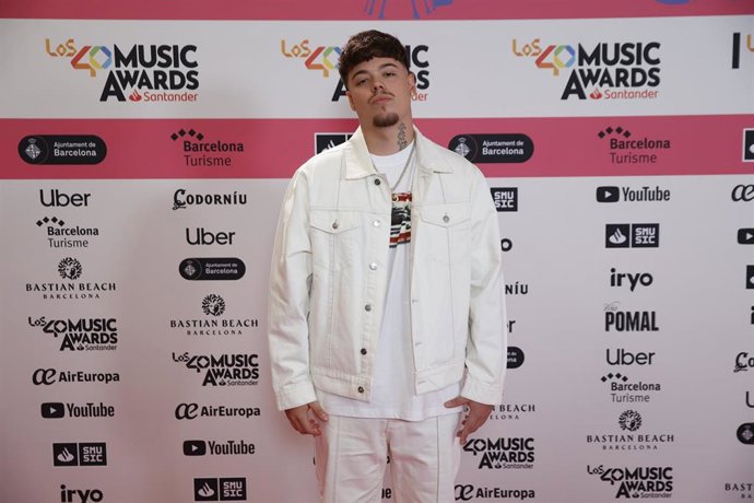 Archivo - Saiko durante el photocall previo a la cena de nominados de Los40 Music Awards 2024, a 8 de octubre de 2024, en Barcelona, Cataluña (España)