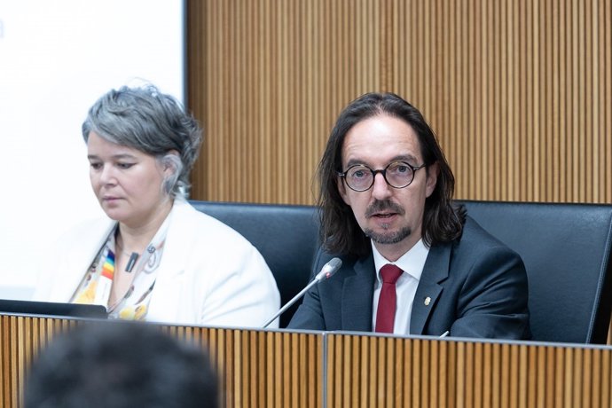 El secretario de Estado de Andorra para las Relaciones con la UE, Landry Riba