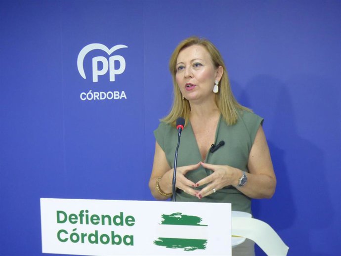 La diputada nacional del PP por Córdoba Isabel Prieto.