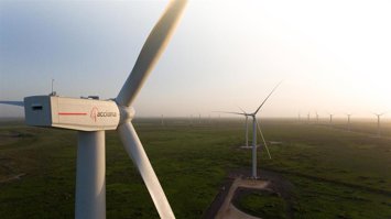 Archivo - Parque eólico de Acciona en Texas