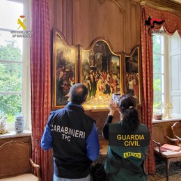 La UCO de la Guardia Civil recupera en Italia más de 60 bienes culturales exportados por un matrimonio alemán afincado en Marbella