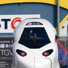 TGV M / Avelia Horizon first train reveal - September 9th, 2022 - Alstom Bellevue, La Rochelle FranceEvent Alstom & SNCF with press, local VIP