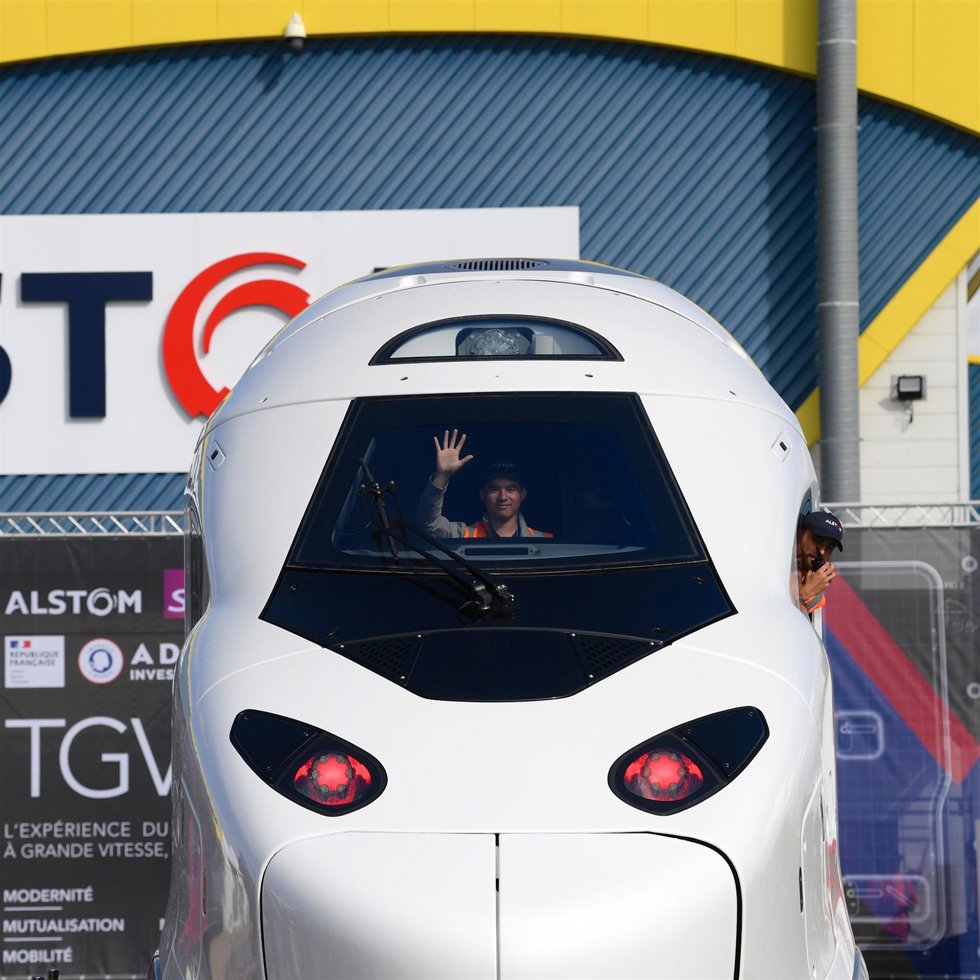 TGV M / Avelia Horizon first train reveal - September 9th, 2022 - Alstom Bellevue, La Rochelle FranceEvent Alstom & SNCF with press, local VIP