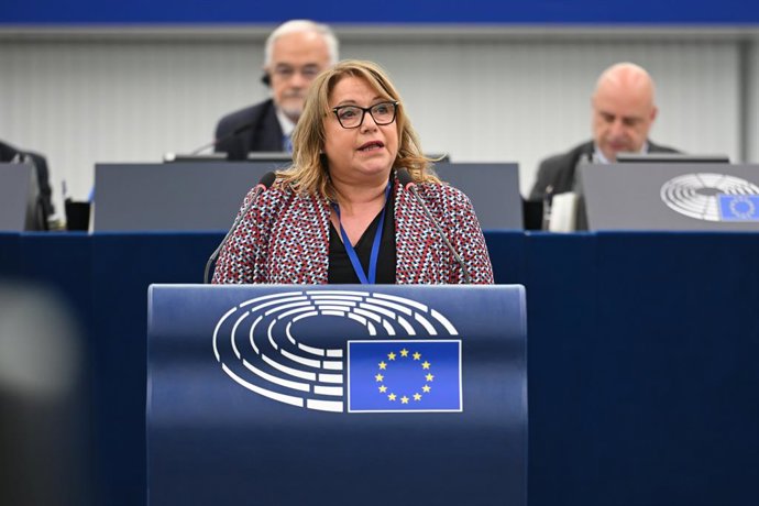 La eurodiputada aragonesa Rosa Serrano.