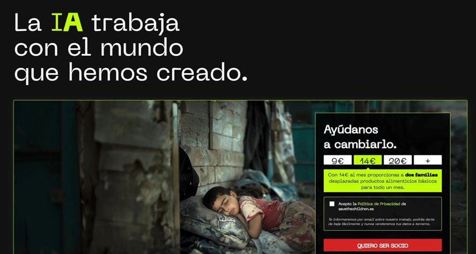 Campaña de Save de Children.