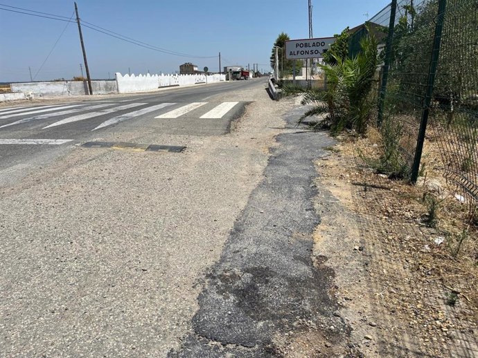 Assentamento de Alfonso XIII em Isla Mayor.