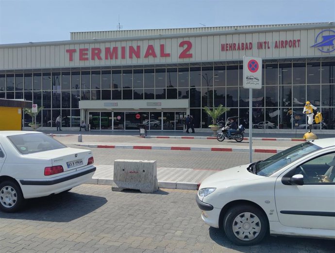 Archivo - Fotografía de archivo de una terminal del aeropuerto de Mehrabad, en la capital de Irán, Teherán (archivo)