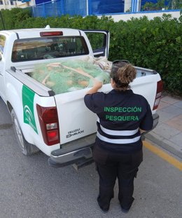 Inspección Pesquera de la Junta en una imagen de archivo