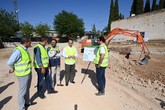 Visita técnica a las obras del nuevo punto limpio de Pulianas