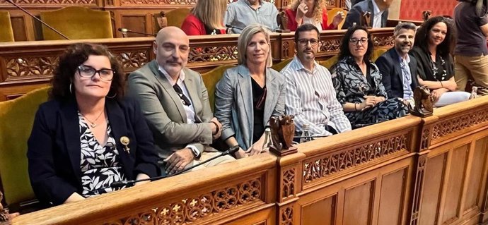 Grupo socialista en el Consell de Mallorca.