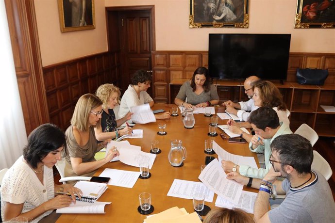 Reunión de la Junta de Gobierno del Ayuntamiento de Palencia.
