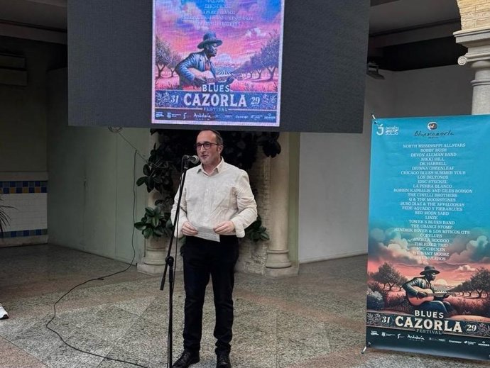 José Ayala interviene en la inauguración del Festival Blues Cazorla