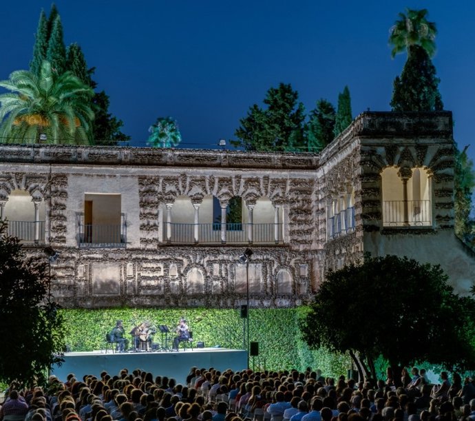 Archivo - Concierto de las Noches en los Jardines del Real Alcázar. Foto de archivo.